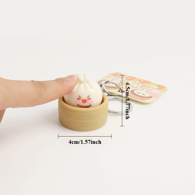 Dumpling Clicker Keychain 🥟