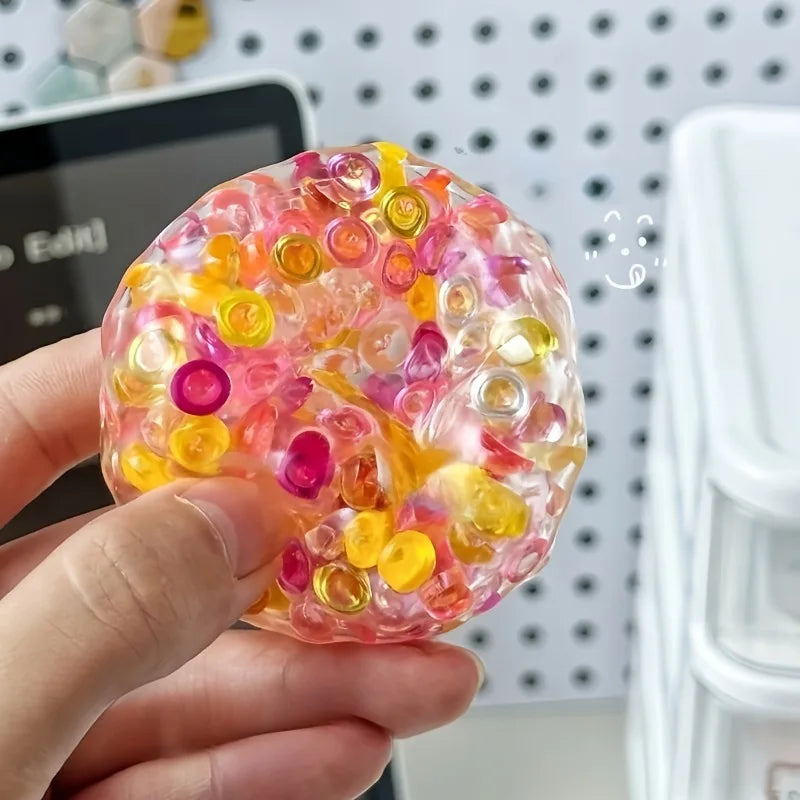 Crunchy Ice Bead Squishy Ball 🧊