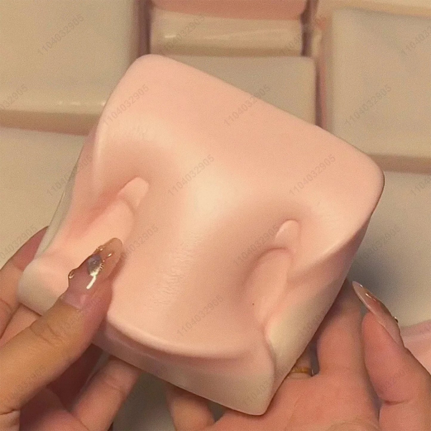 Double-Sided Sticky Rice Cake Squishy 🍰 (Slow Rise)