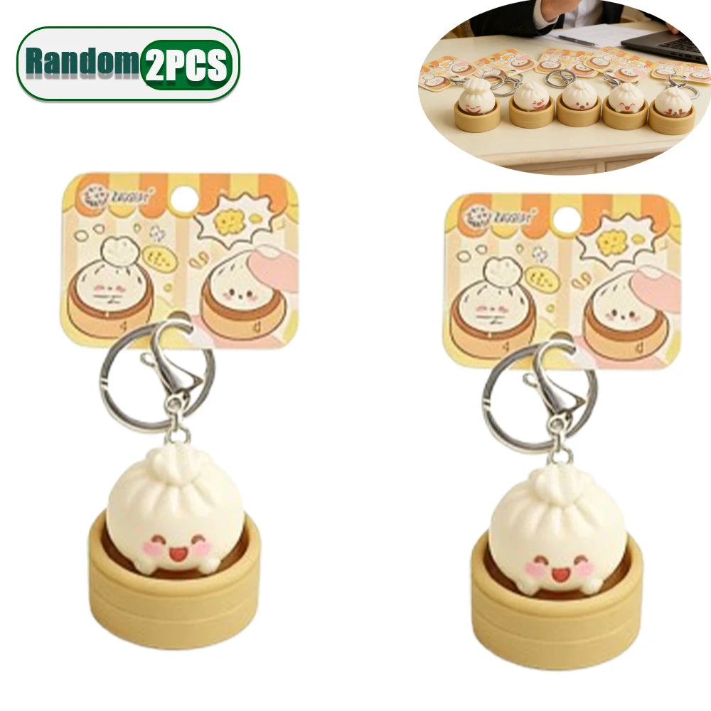 Dumpling Clicker Keychain 🥟