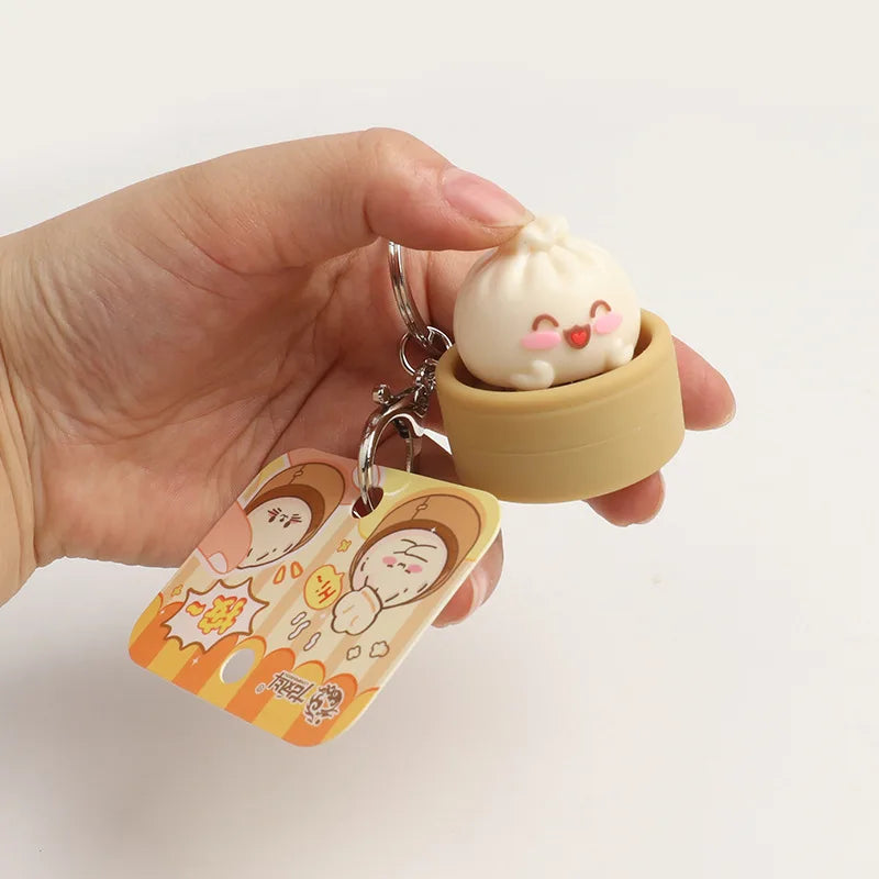 Dumpling Clicker Keychain 🥟