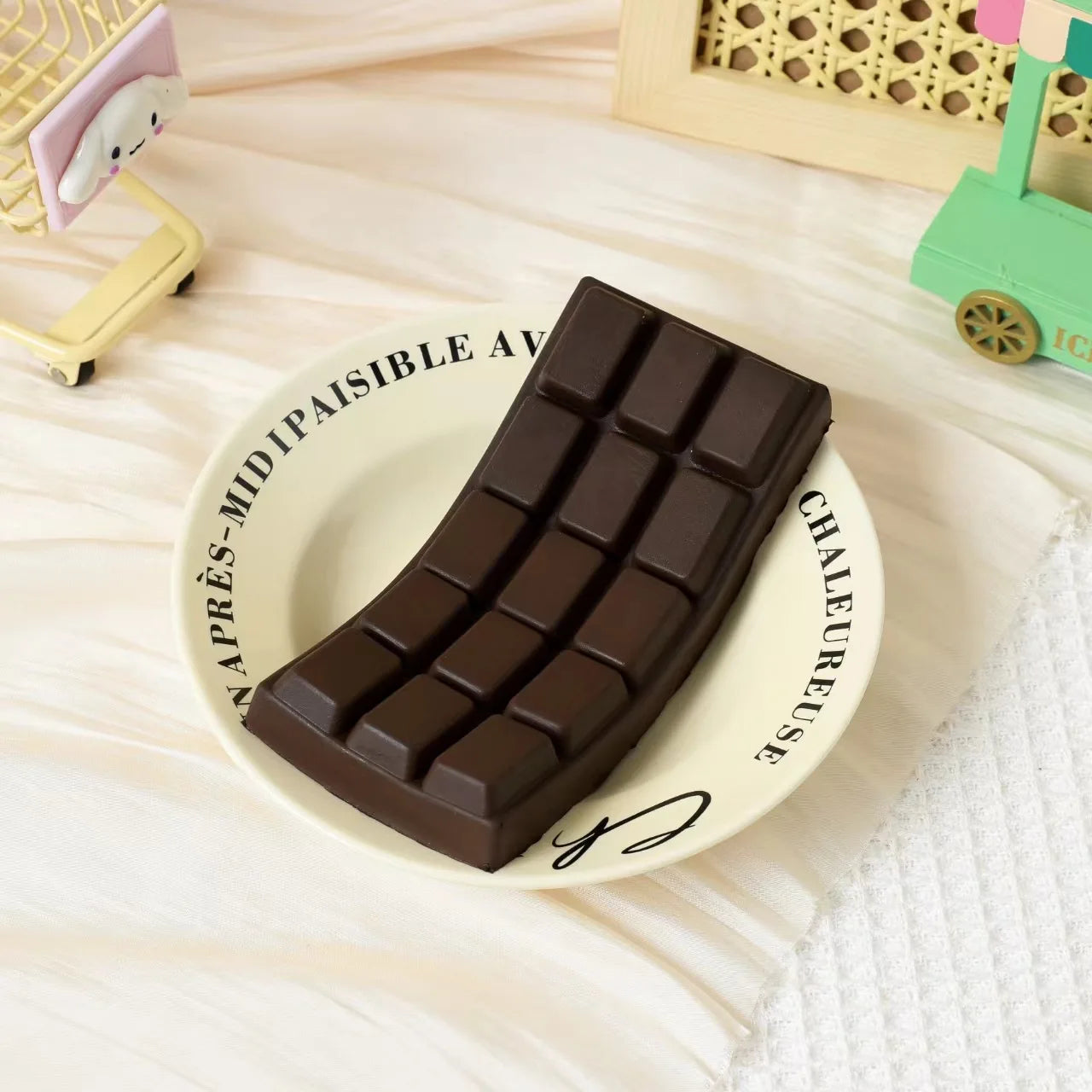 Chocolate Bar Squishy 🍫 (Slow Rise)