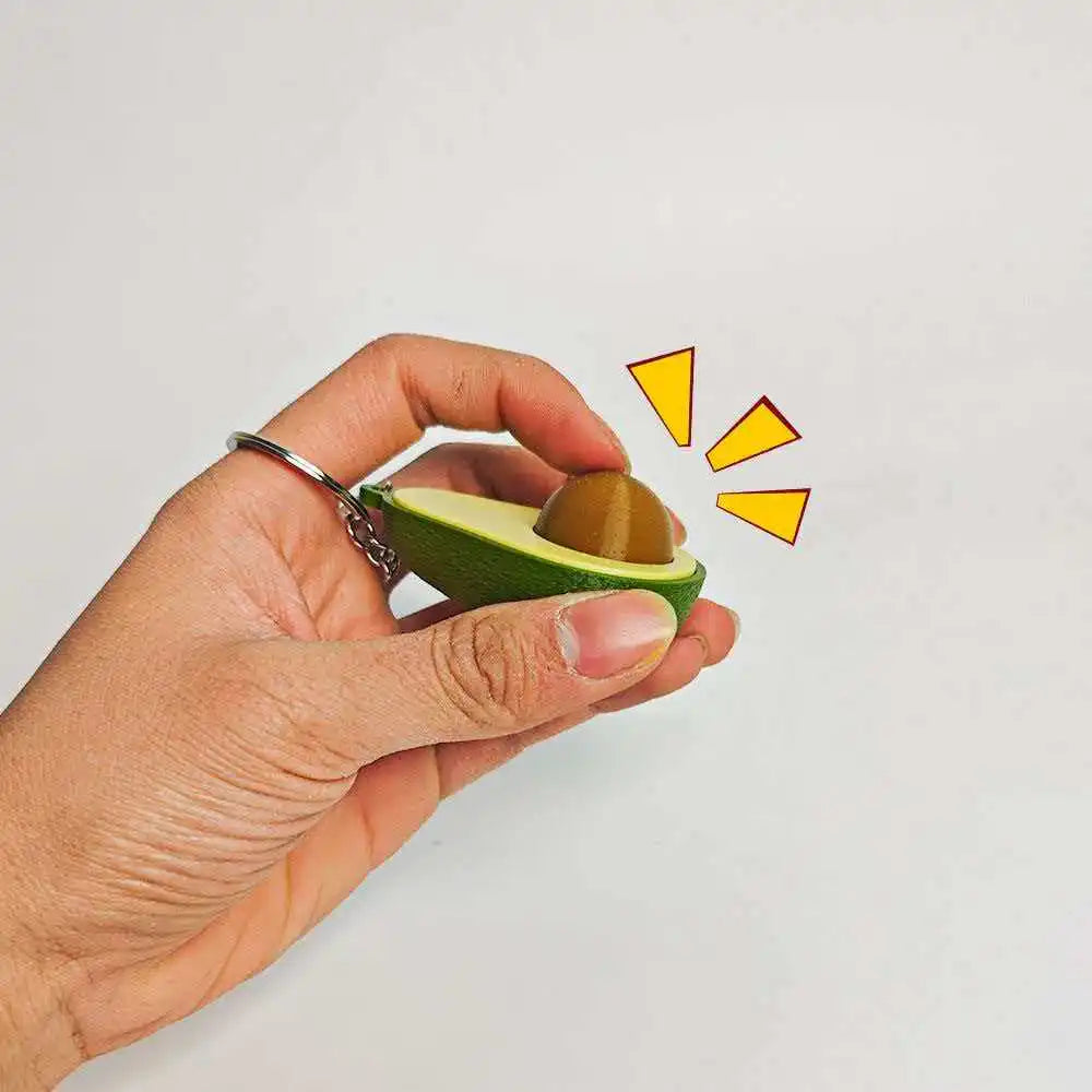 Avocado Clicker Keychain 🥑
