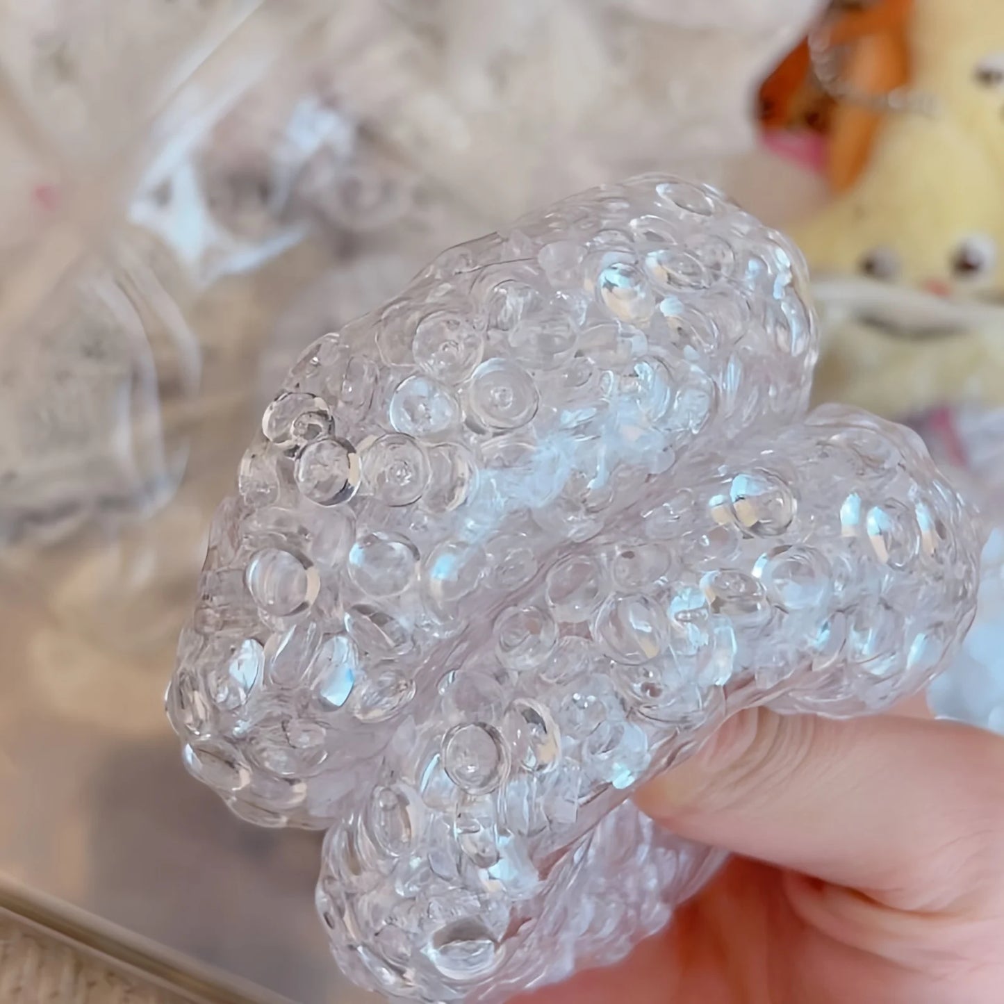 Crunchy Ice Bead Squishy Ball 🧊